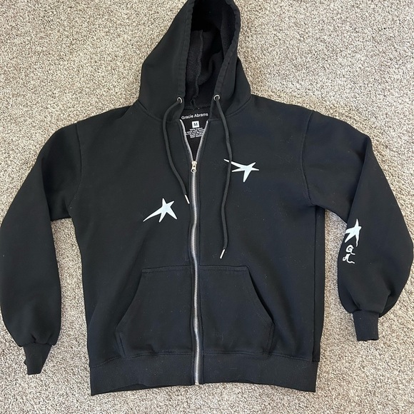 Gracie Abrams full zip star tattoo concert hoodie. Like new condition. Medium. - Picture 1 of 10